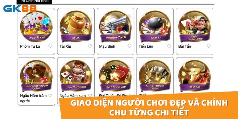 Thiết kế giao diện chỉnh chu, trực quan